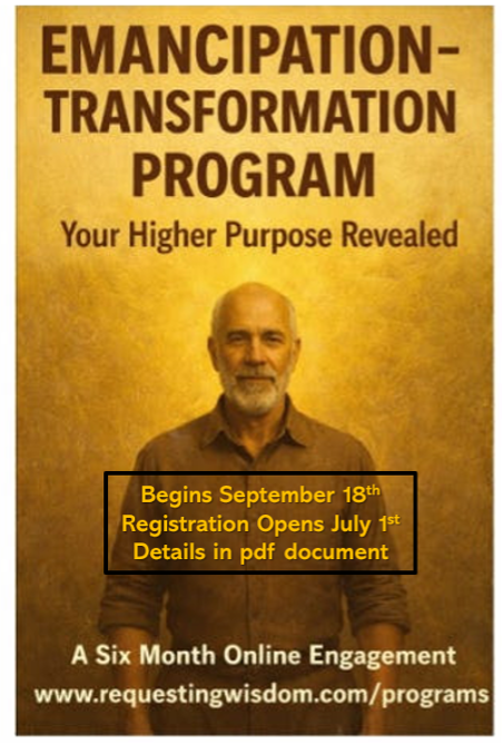 Emancipation Transformation September 2026 - February 2027 -  6 month program
