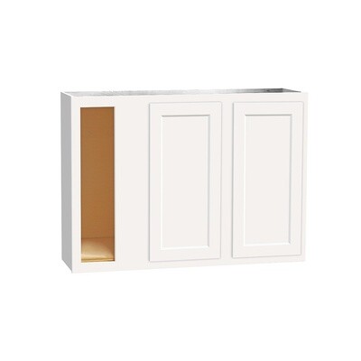 Shaker Style Cabinet - Kitchen Kompact - 42" width 30" height, Wall Cabinet White with Blind Door