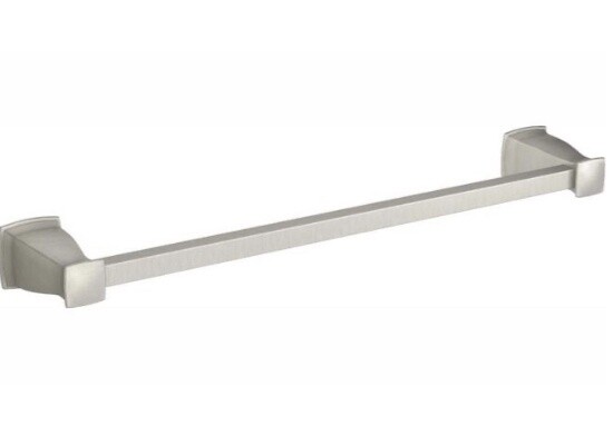 Moen Hensley 24in. Towel Bar with Press and Mark in Brushed Nickel