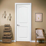 2 Panel Hollow Core Caiman Roman Arch Primed Molded Composite Interior Door