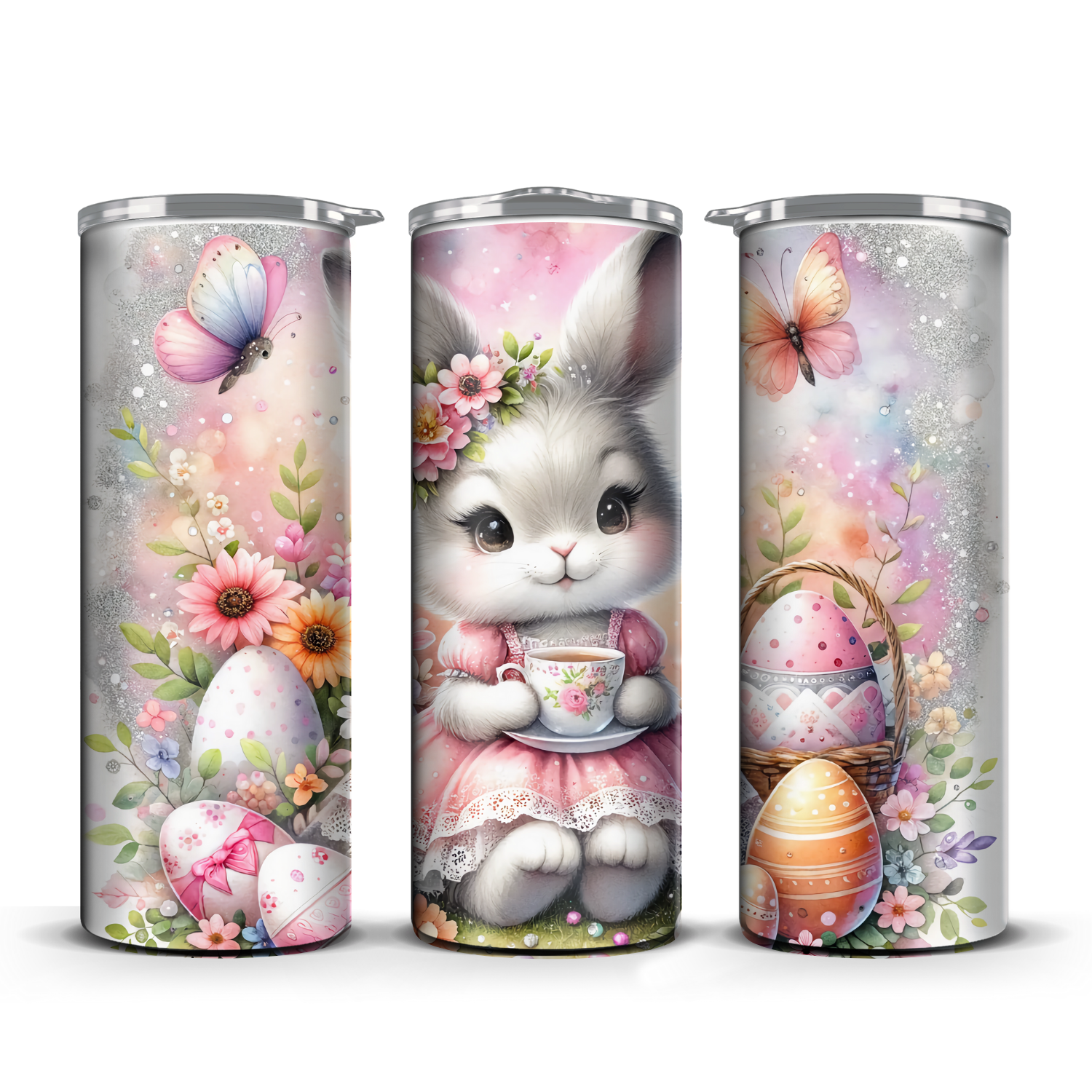Pastel Easter Bunny Tumbler 20 oz / 30 oz