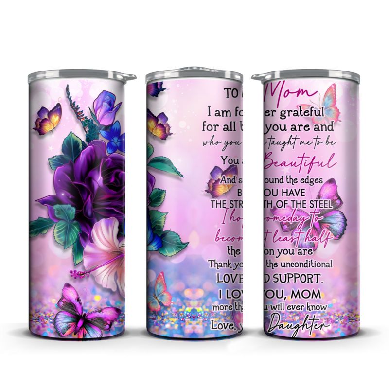 Mother's Day Purple Tumbler 20 oz / 30 oz