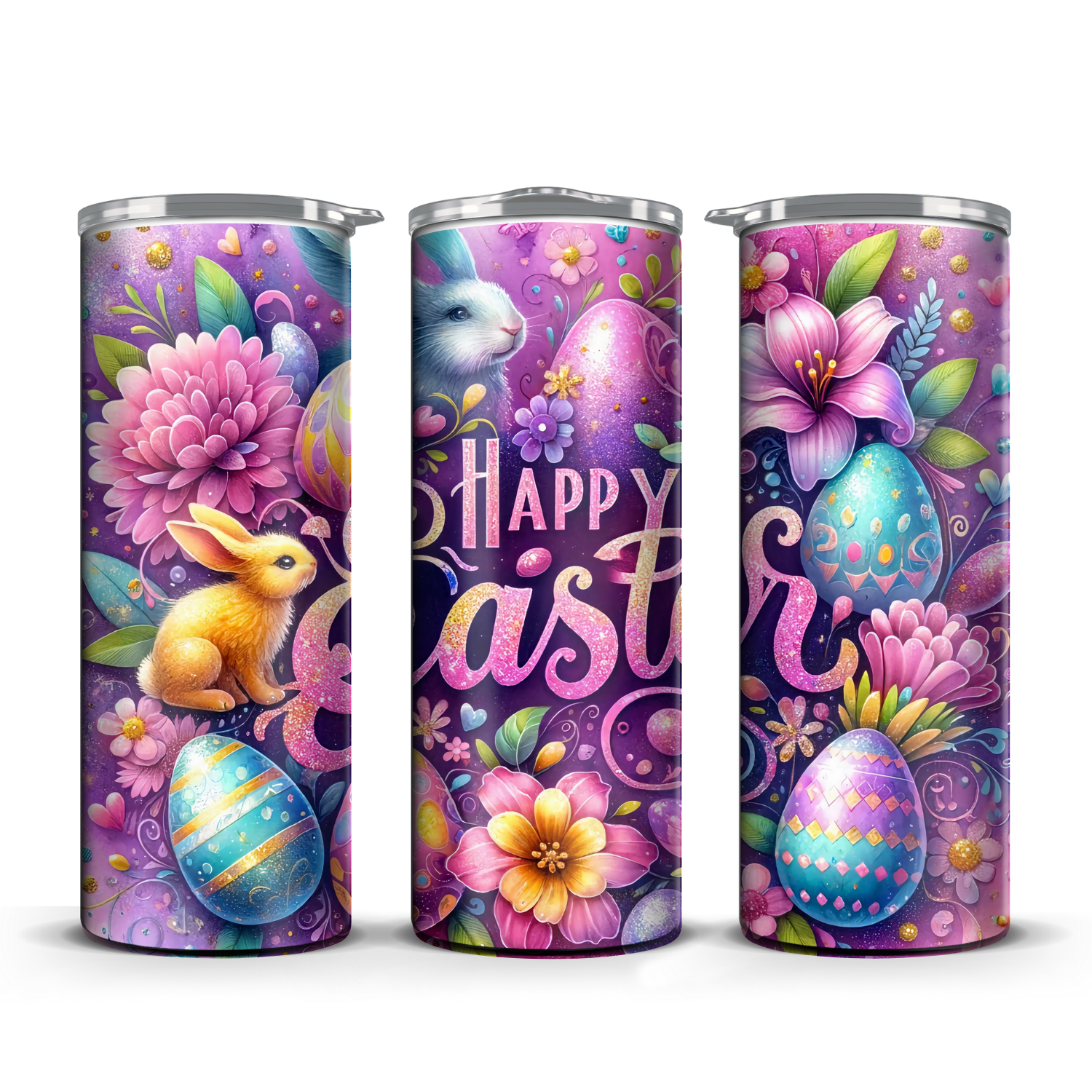 Easter Bunny With Eggs Tumbler 20 oz / 30 oz