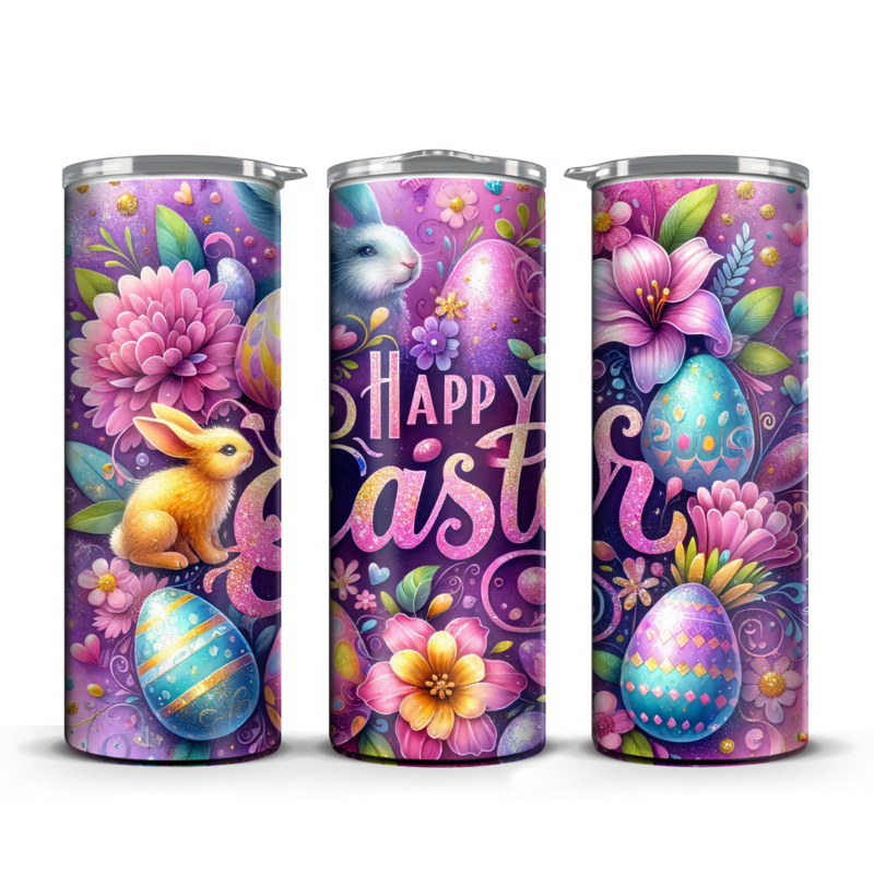 Easter Bunny With Eggs Tumbler 20 oz / 30 oz