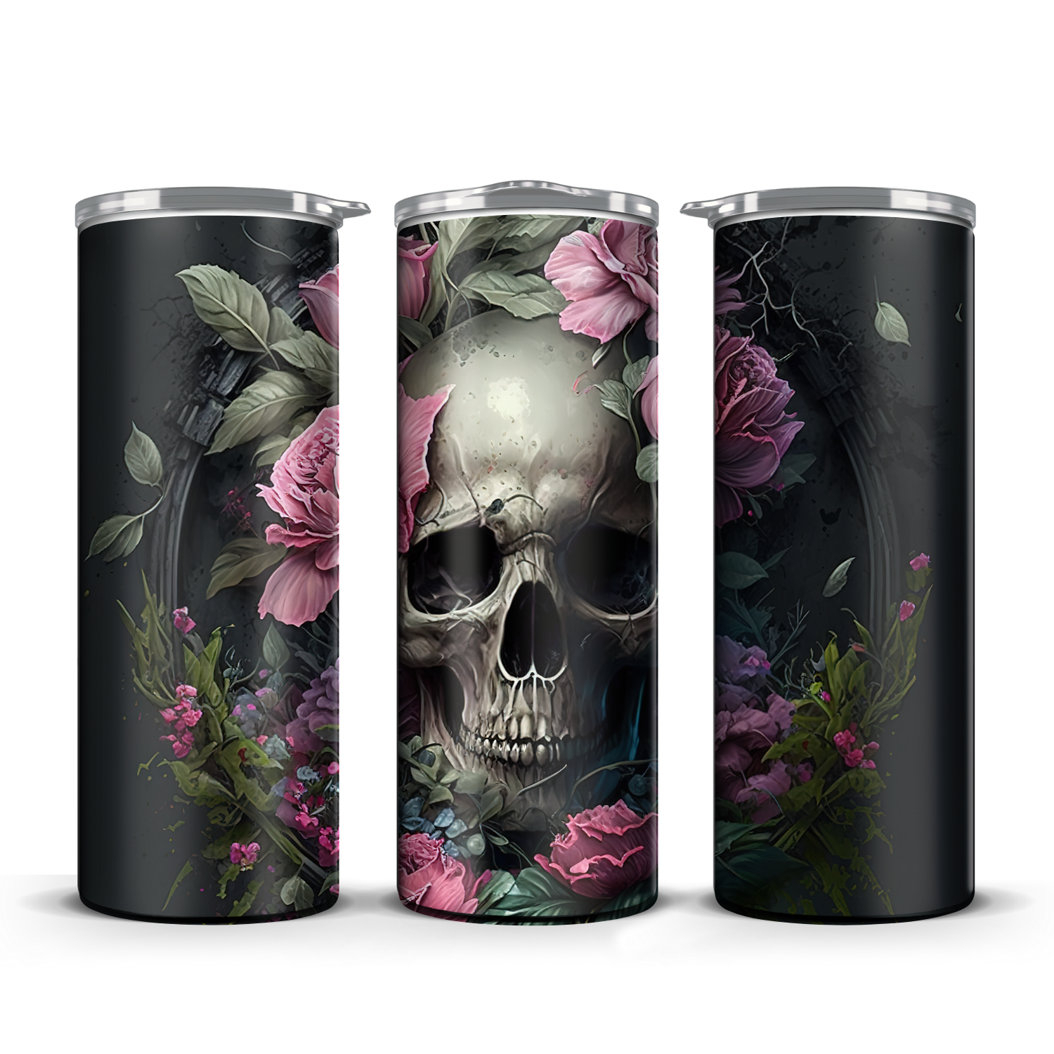 Elegant Skull Tumbler 20 oz / 30 oz