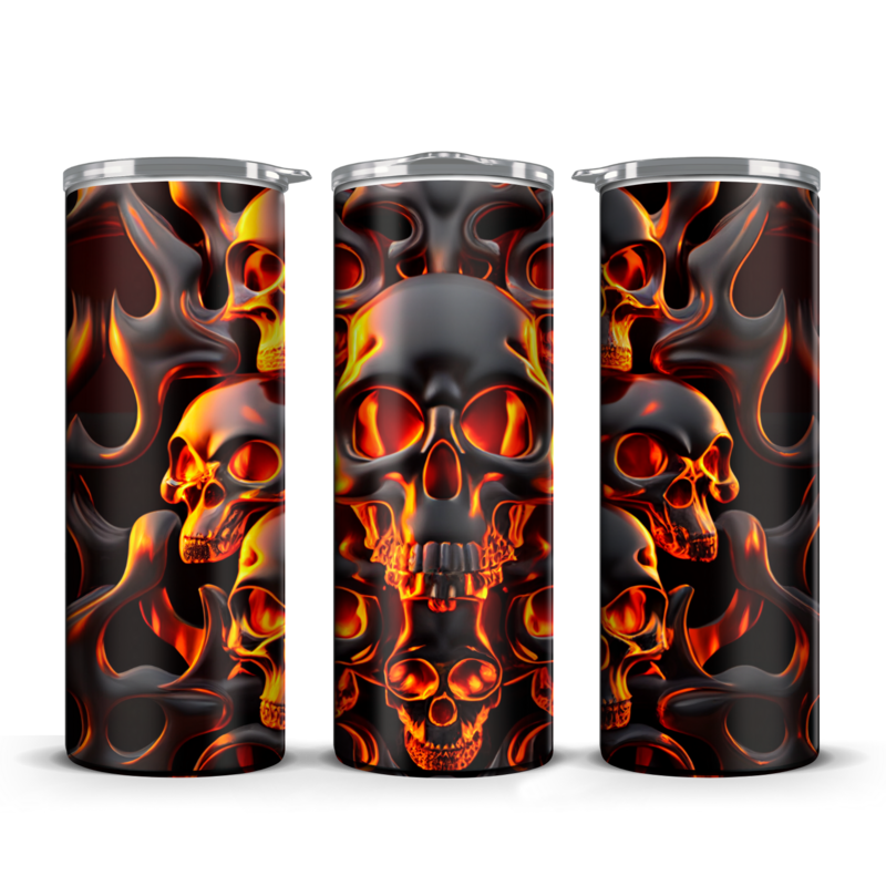 Melting Skulls Tumbler 20 oz / 30 oz