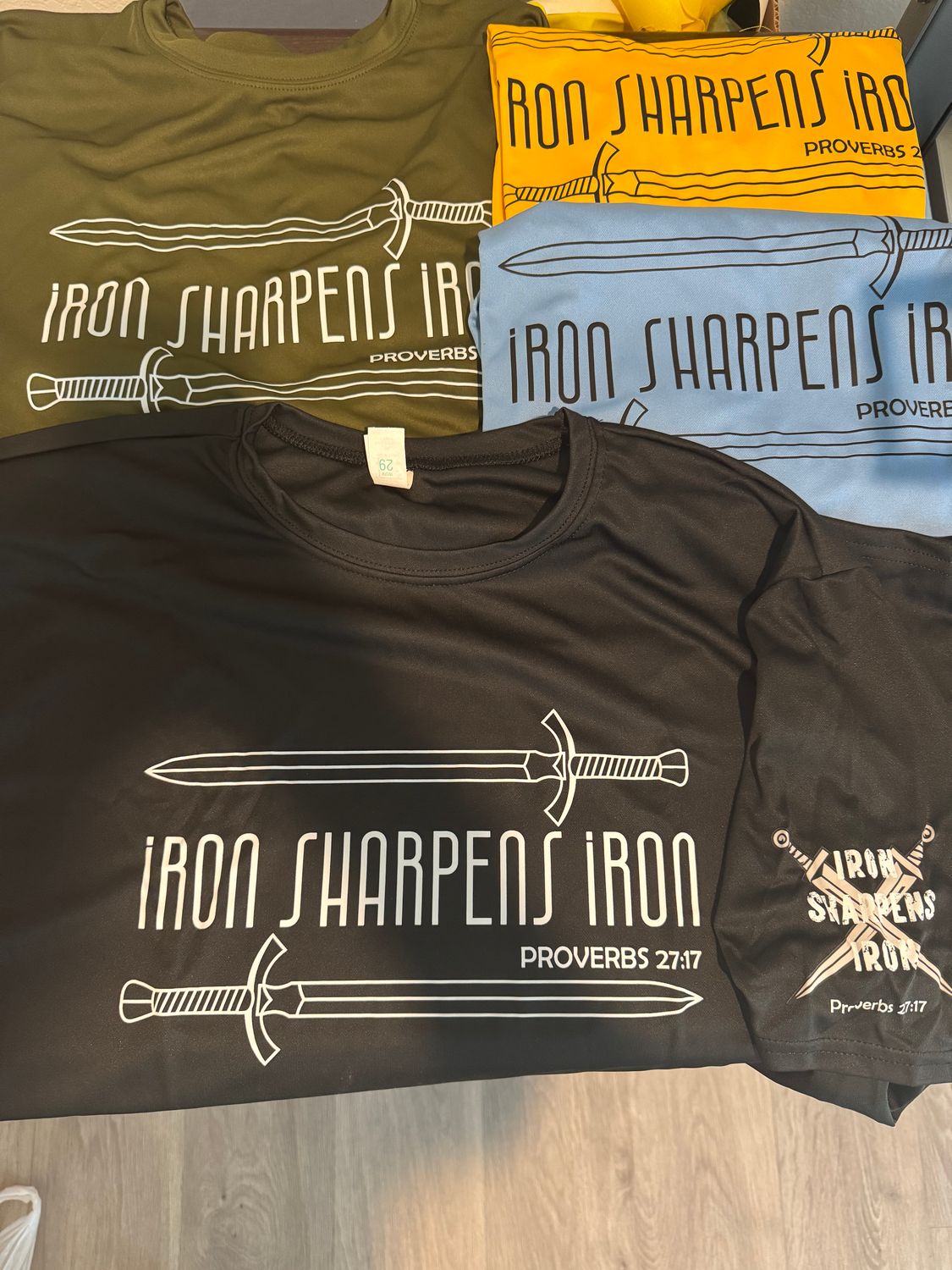 Iron sharpens Iron Iron sharpens Iron