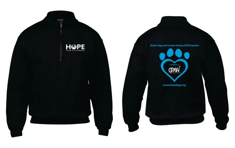 HOPE 1/4 Zip Sweatshirts