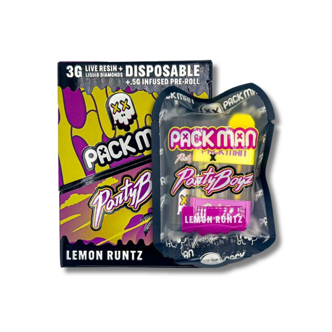 PackMan x Party Boyz 3g Disposable