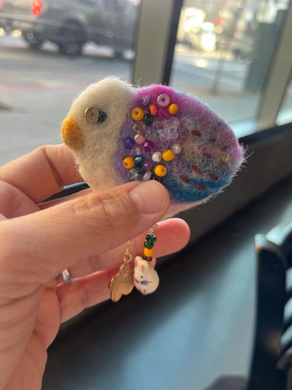Seagull Birdie Brooch Pin