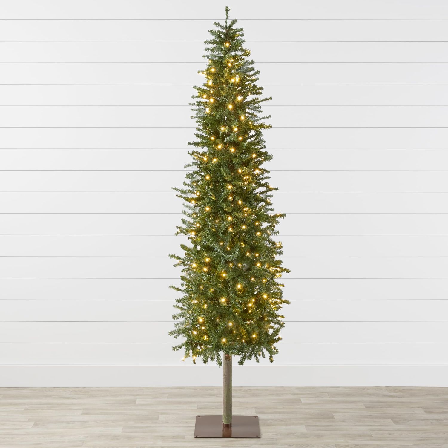 Best Choice Products 7.5ft Pre-Lit Pencil Christmas Tree