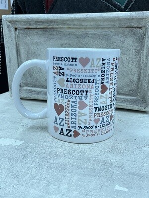 Prescott Coordinates Coffee Cup