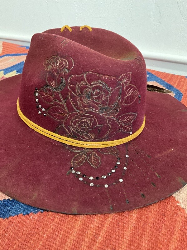 Roses &amp; Wine Hat