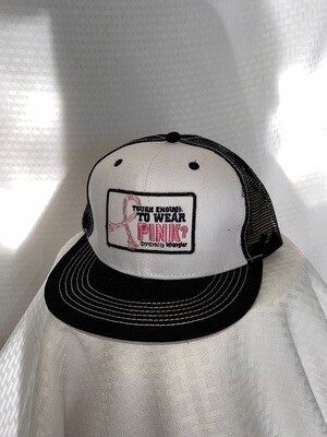 TETWP Black And White Trucker Hat