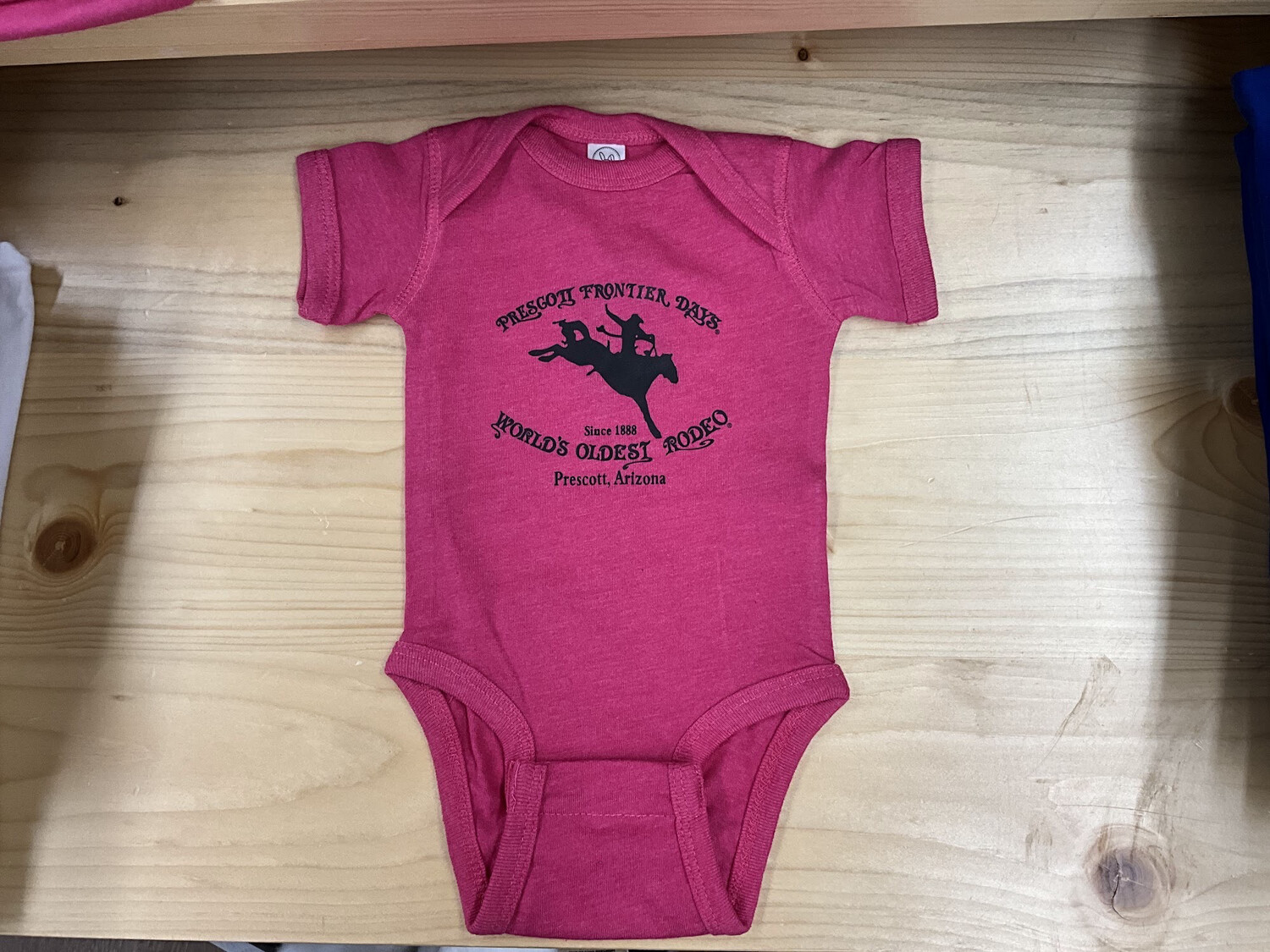 WOR Infant Logo Onsie- Pink