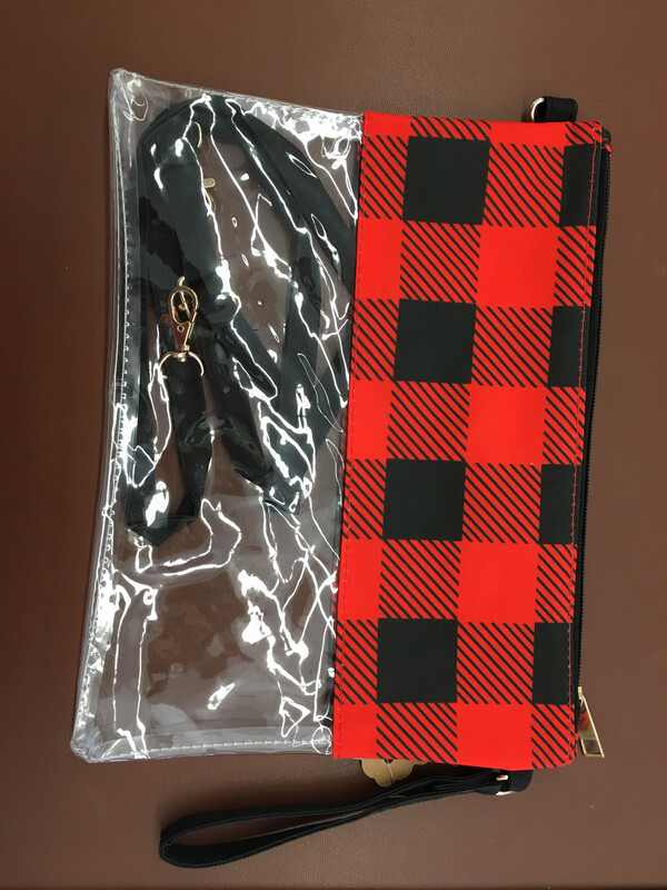 Red Plaid Crossbody