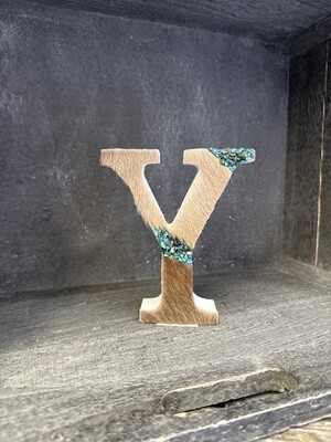 Cow Letter "Y"