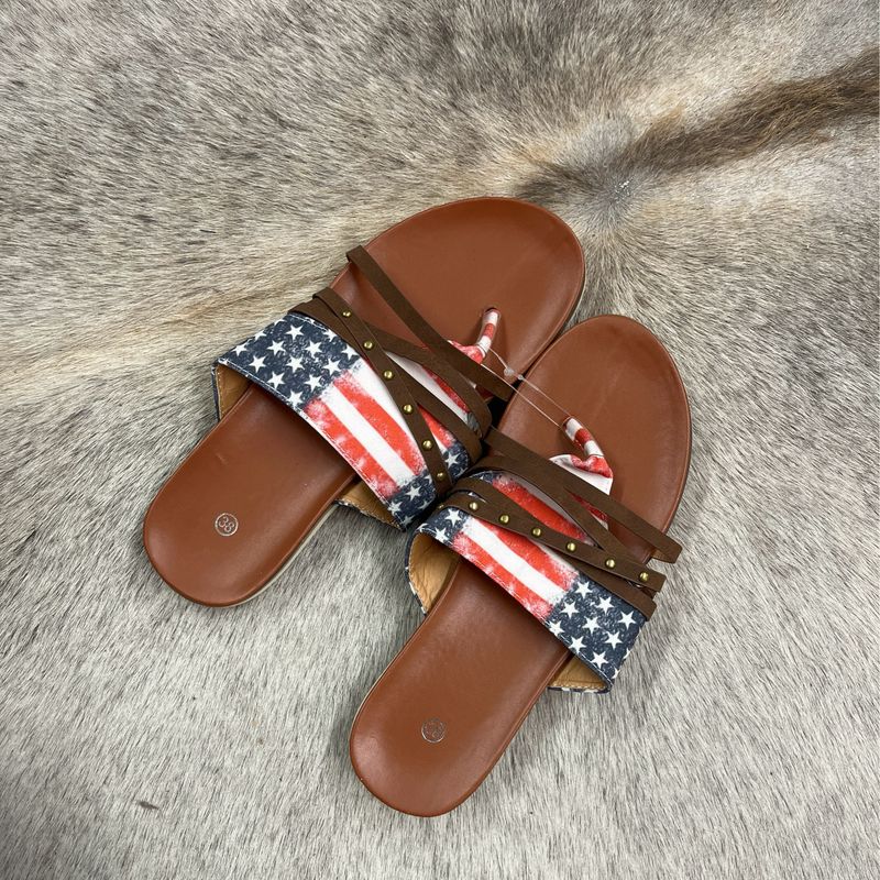 Flag Sandals