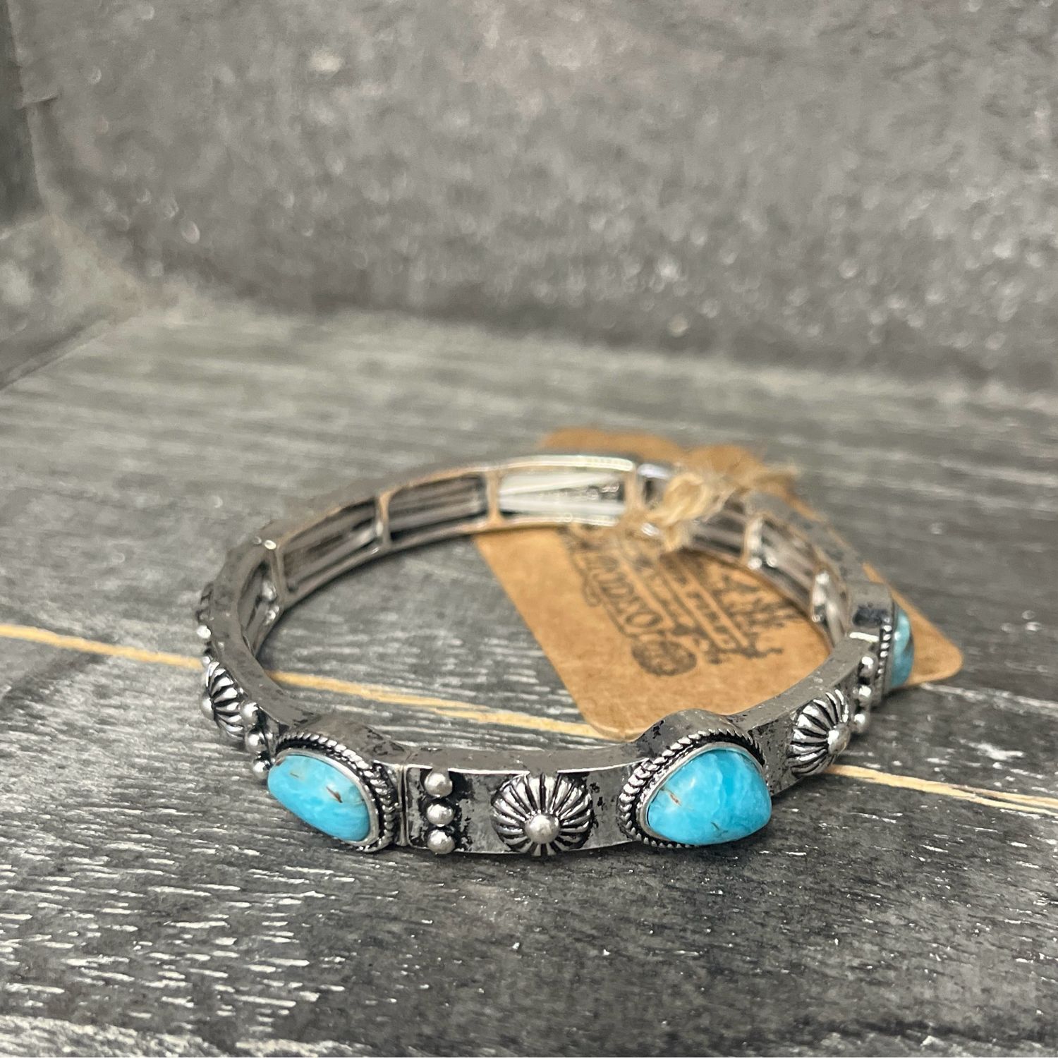Turquoise Dala Peak Stretch Bracelet