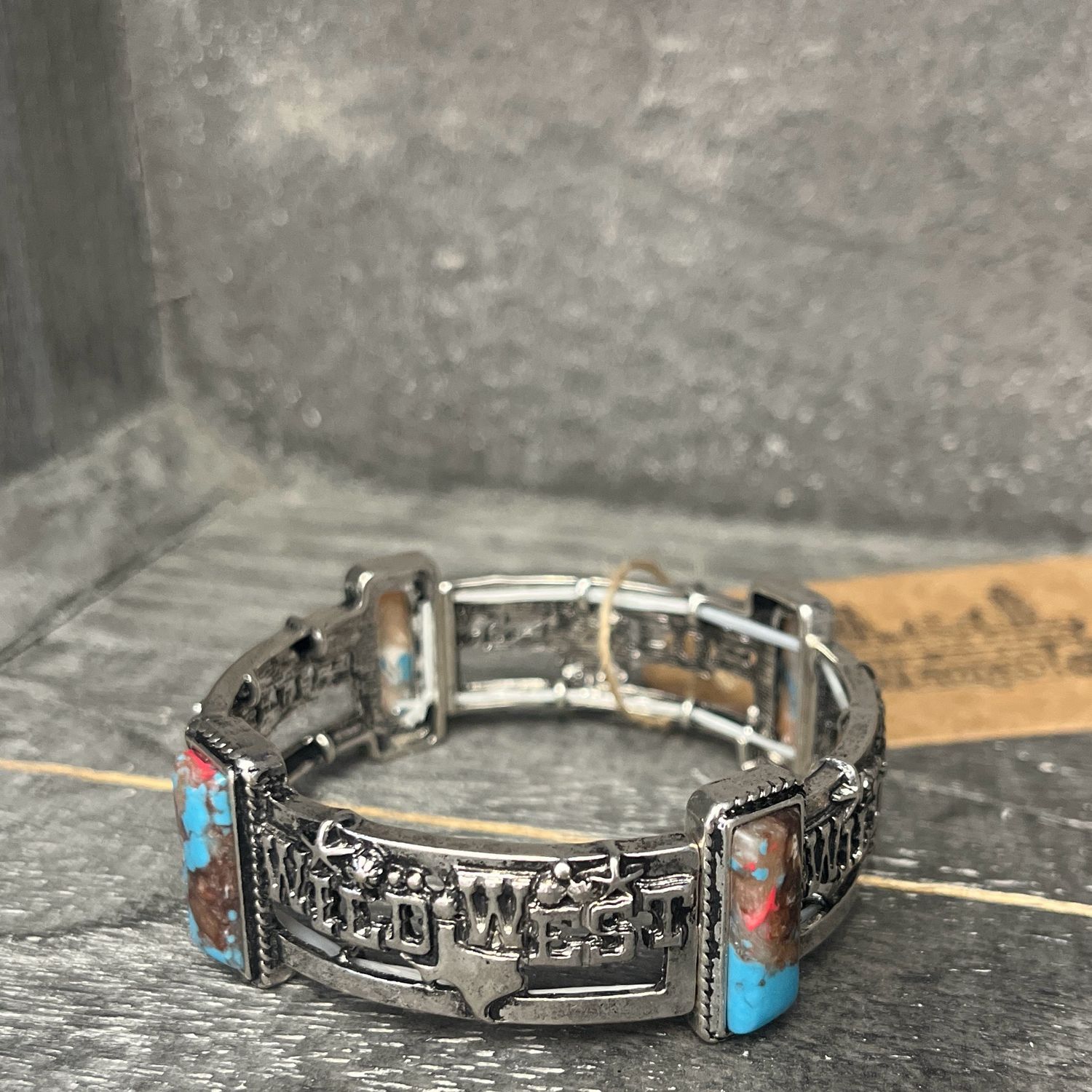 Wild West Turquoise Stone Bracelet