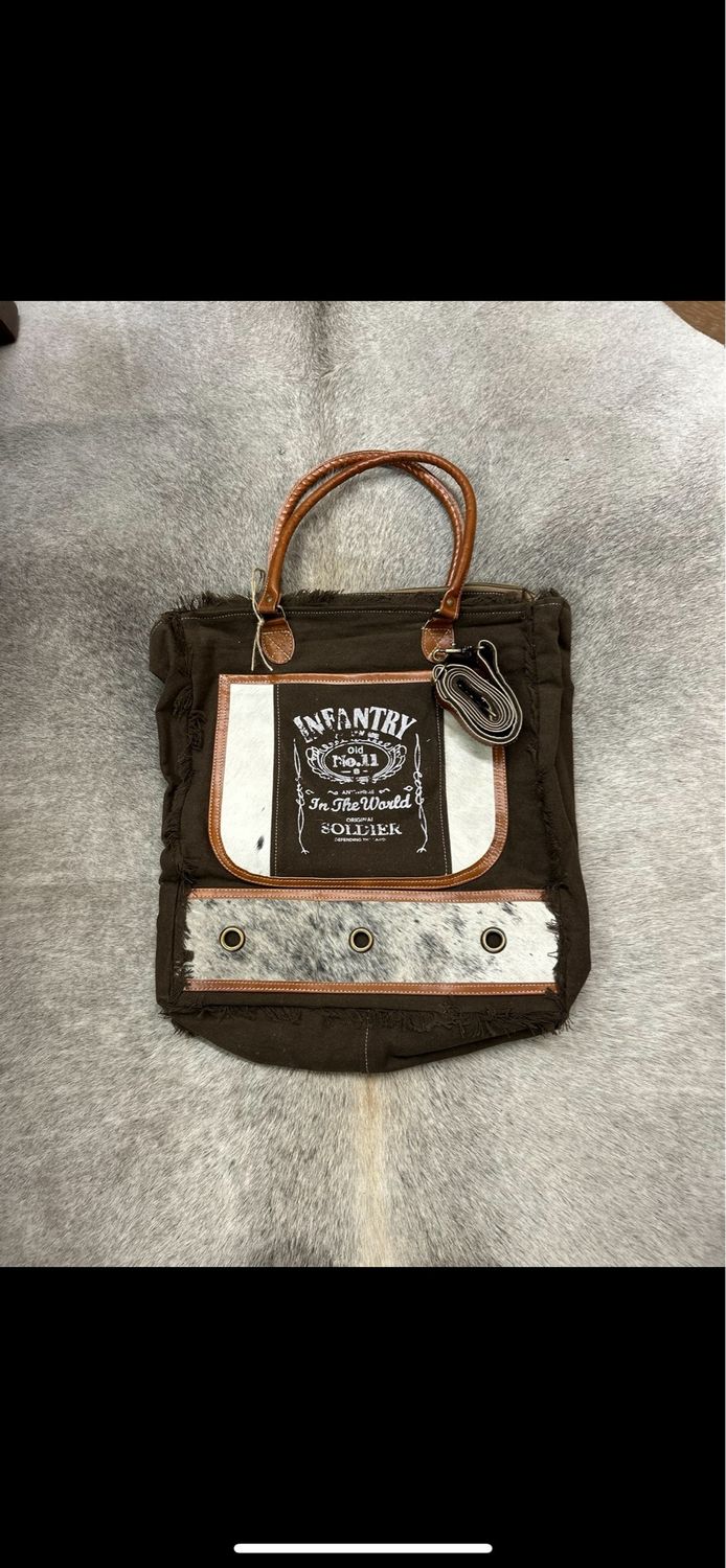 Infantry Follow Me Tot Bag With Fringe