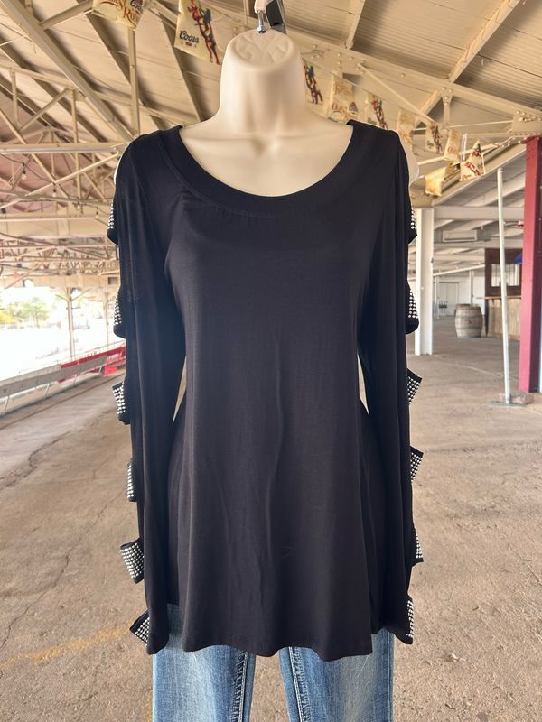 Black Stonecut Longsleeve