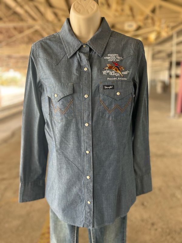 Ladies Denim Wrangler Shirt
