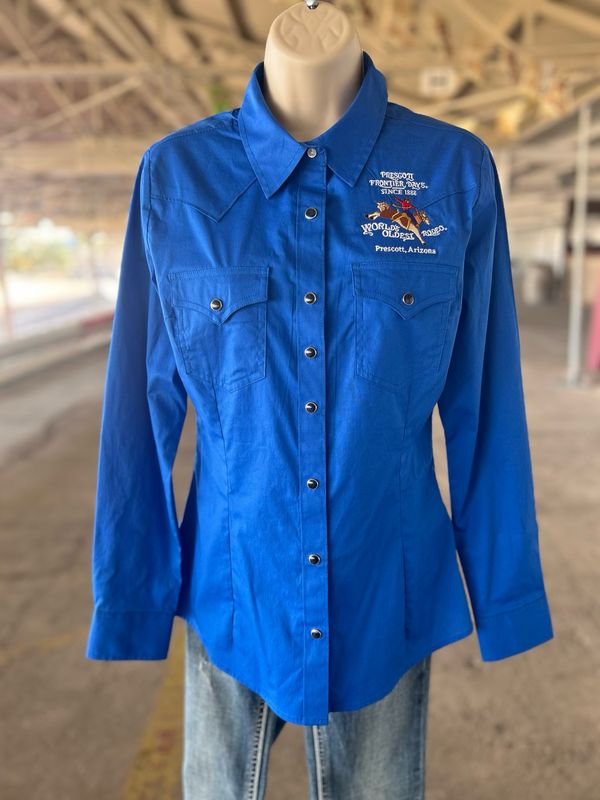 WOR Ladies Blue Wrangler Shirt
