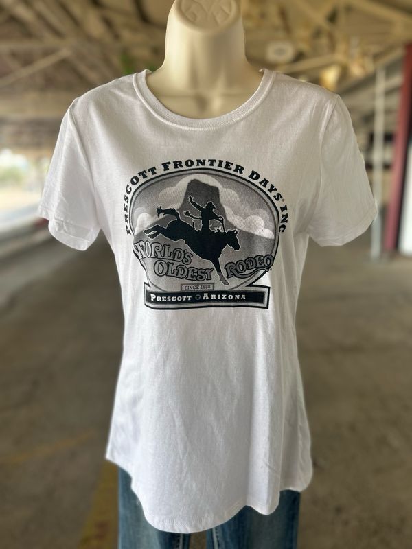 Woman’s White Logo Tee