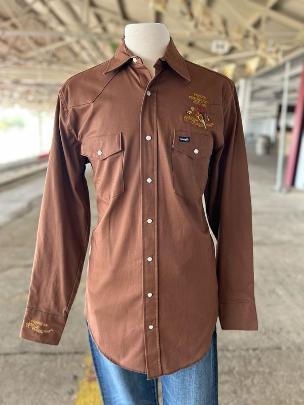 WOR Mens Brown Wrangler Shirt