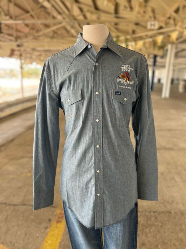 WOR Mens Chambray Wrangler Shirt
