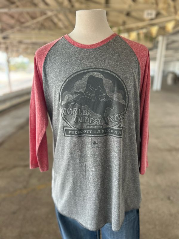 PRCA Red Baseball T