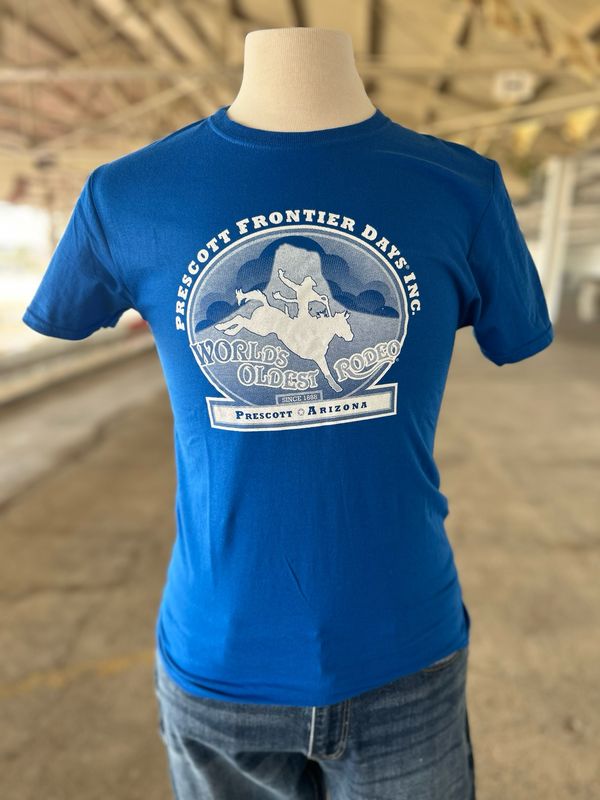 Mens Blue Logo T