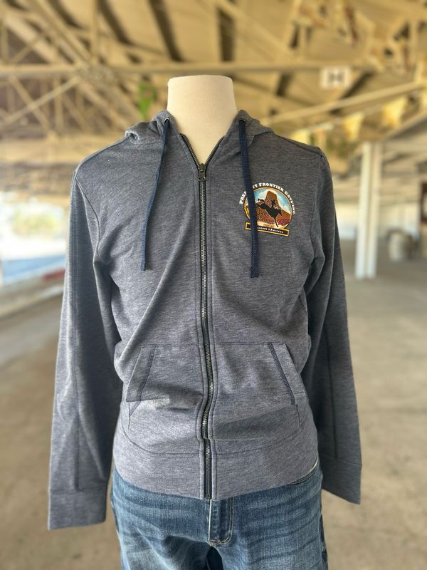 Mens Blue Heather Hoodie