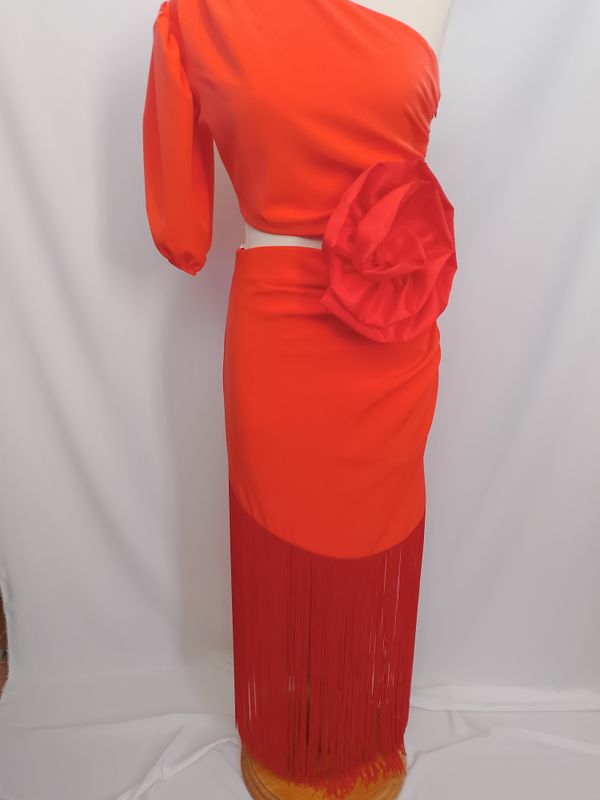 vestido flor