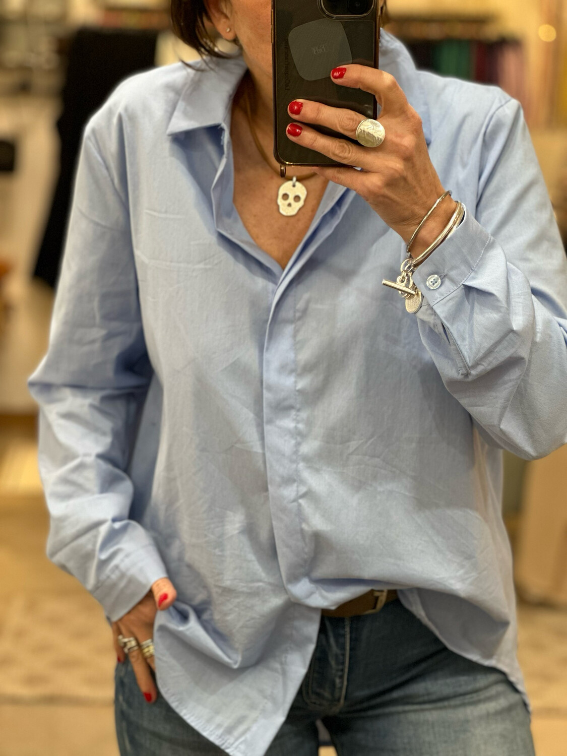 CHEMISE MAX * Bleu Ciel