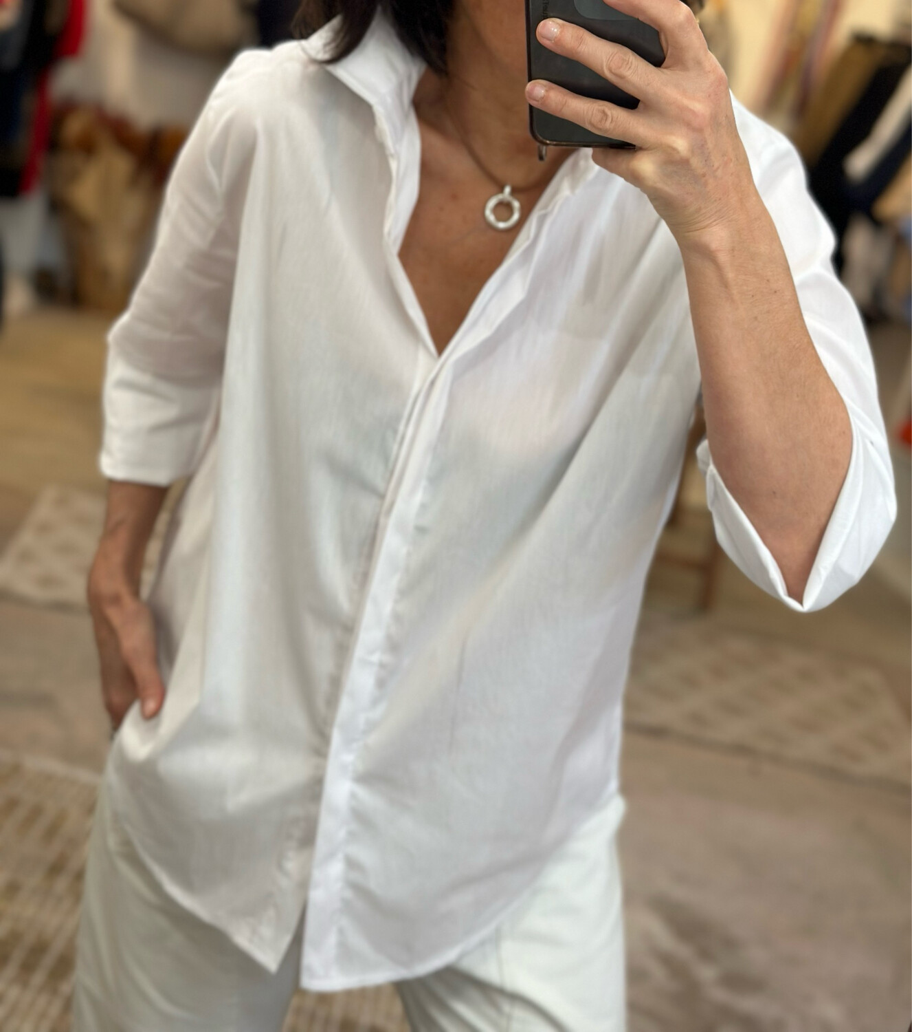 CHEMISE MAX * Blanche
