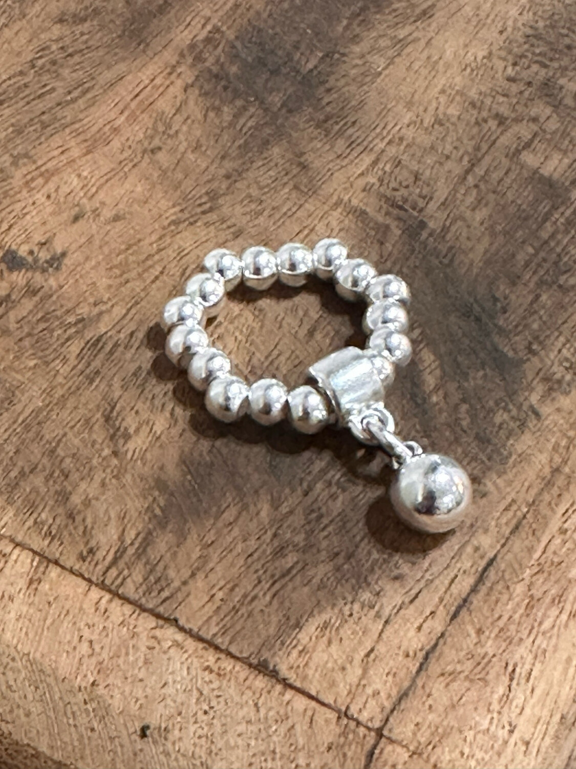 BAGUE PERLES BOULE