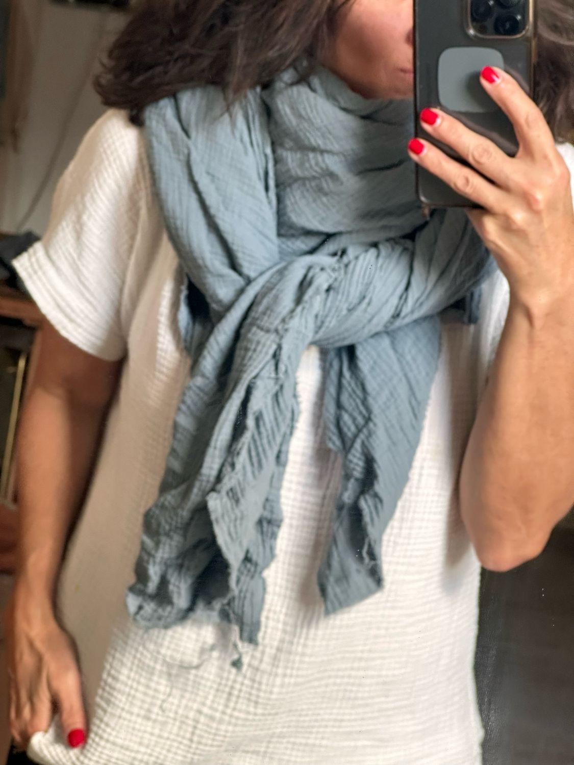 CHÈCHE DOVE *Gris bleuté*