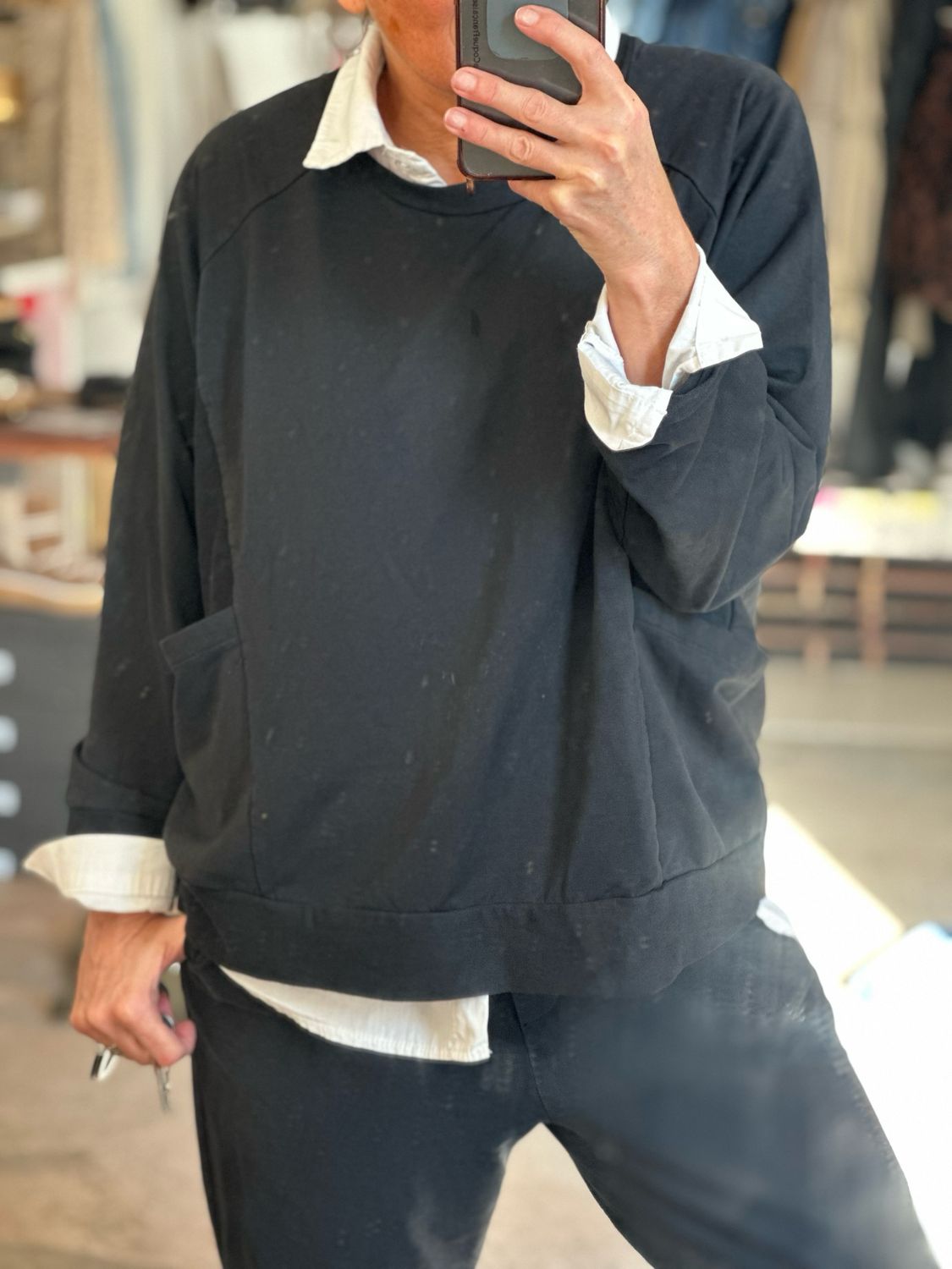 SWEAT-SHIRT LOUIS * Noir