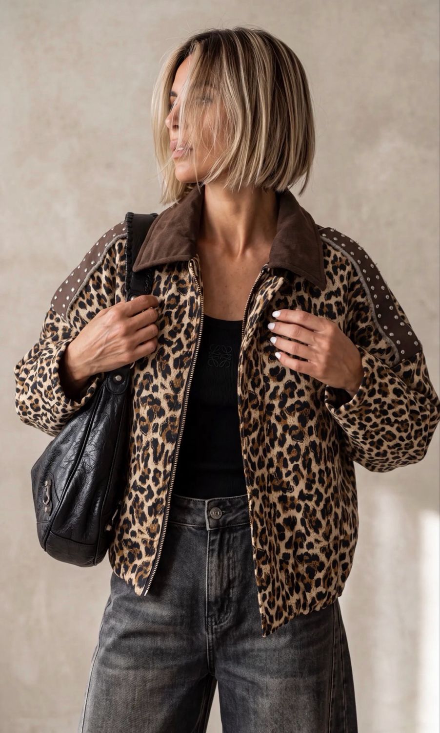 Veste léopard Ilona