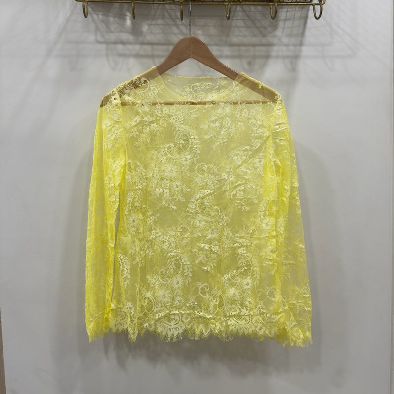 Top Dentelle * Jaune
