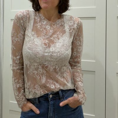 Top Dentelle * Beige