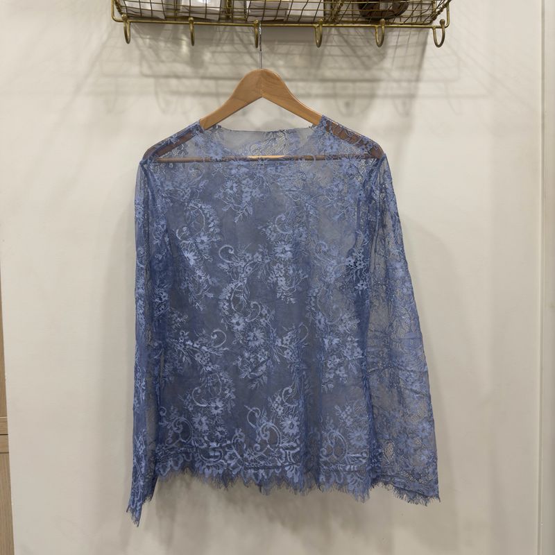 Top Dentelle * Bleu