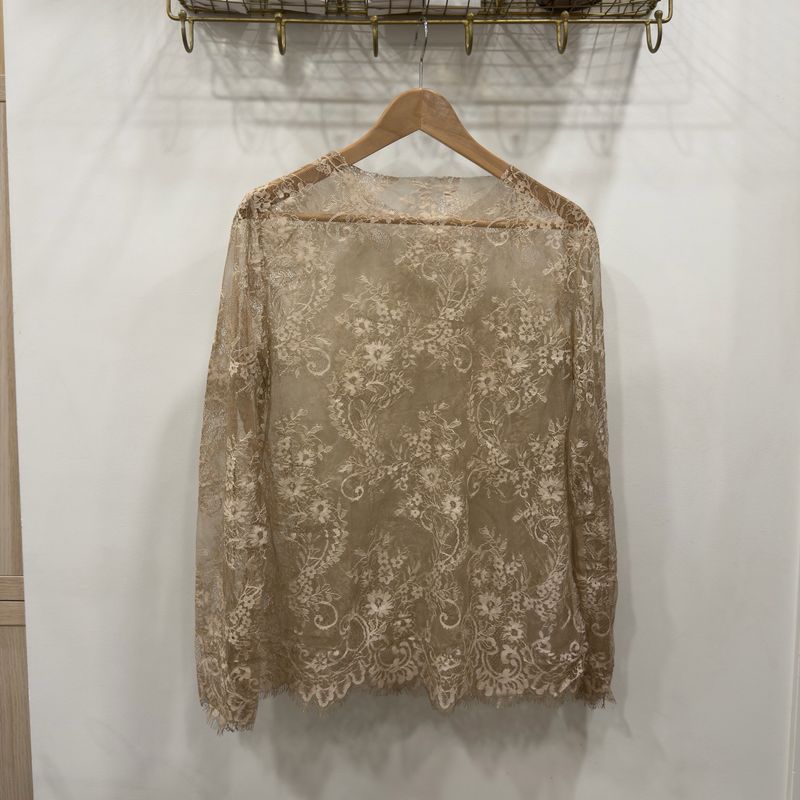 Top Dentelle * Taupe