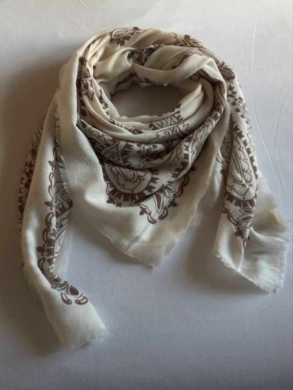 ÉCHARPE JULIA 232 * Light Beige Coffee