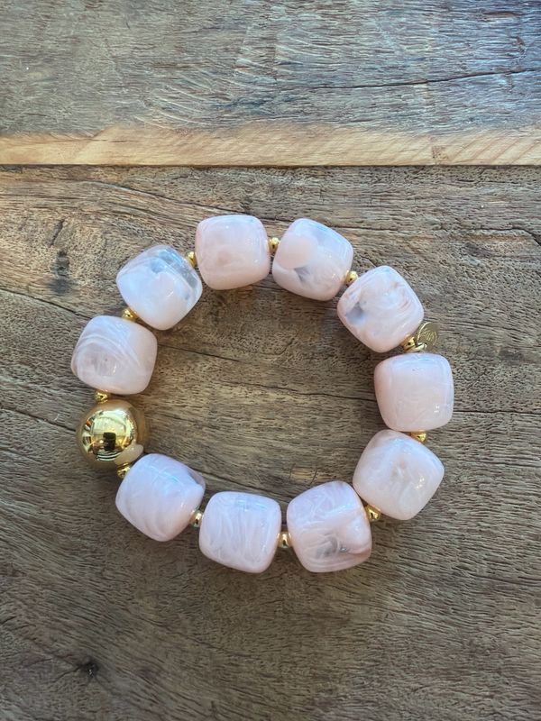 BRACELET JOY * Vieux Rose
