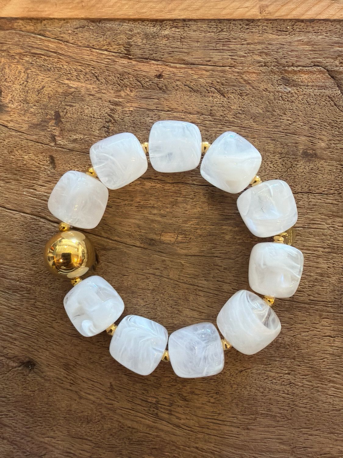 BRACELET JOY * Transparent Blanc