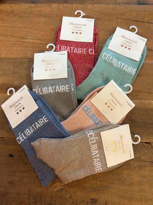 CHAUSSETTE PAILLETTES * Célibataire