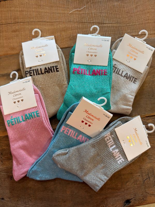 CHAUSSETTE PAILLETTES * Pétillante